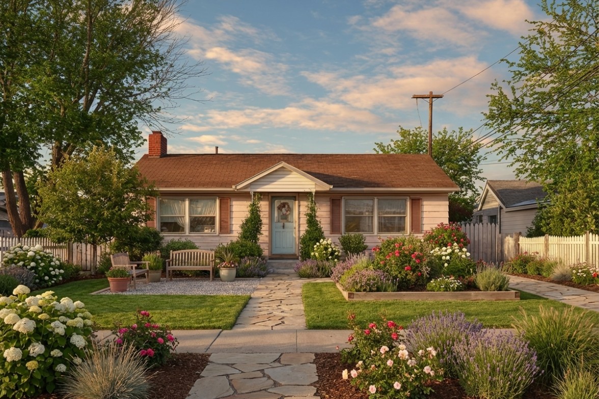 Créer un aménagement de jardin extérieur avec Fotor