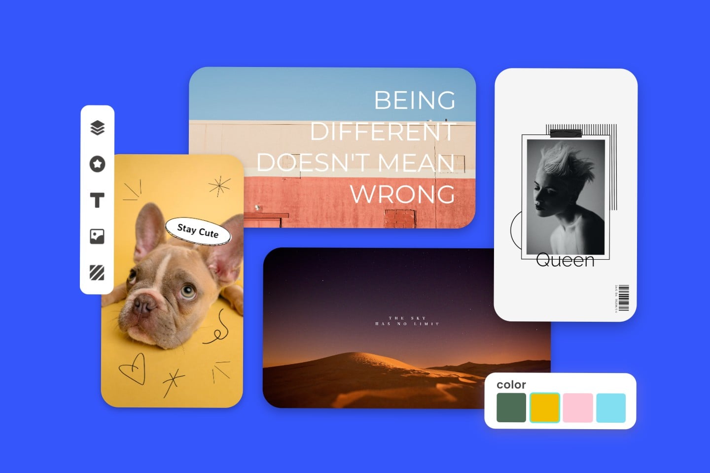 Create multiple types of wallpapers using the wallpaper maker in fotor