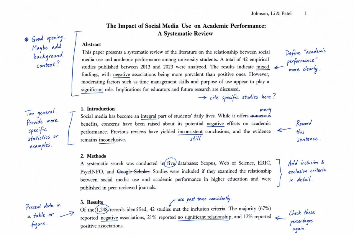 Document screenshot with handwritten notes
