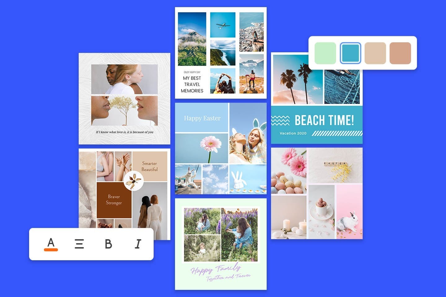 Fotor's free online collage maker