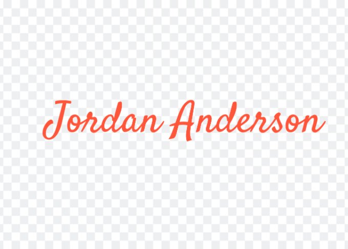 Obtenir un fond transparent d'une photo de signature