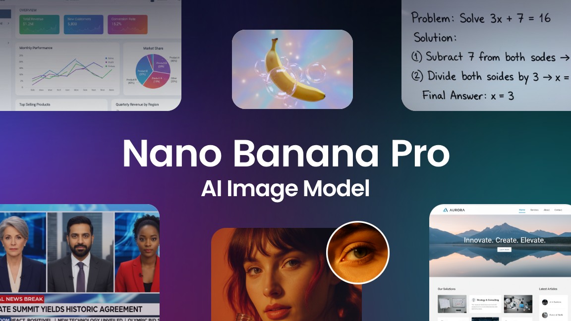 Google Nano banana Pro AI image generator