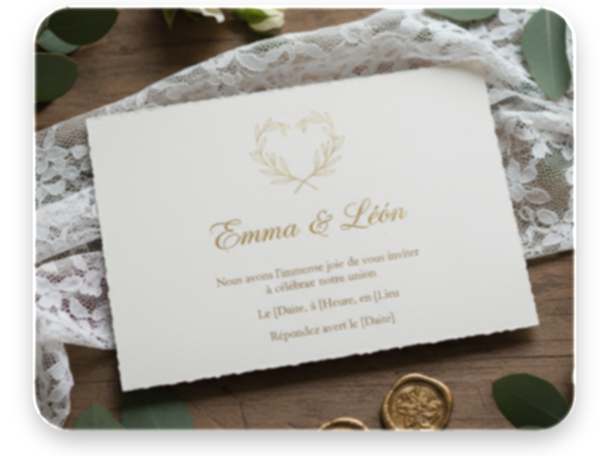 Une carte postale floue